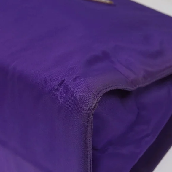 RARE PRADA Purple & Gold Nylon Vintage Handbag / Purse  (EUC) - Picture 8 of 16